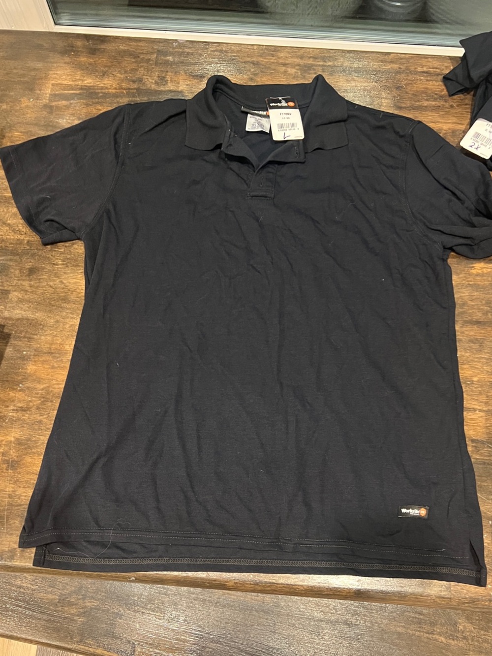 Workrite Dark Navy FR Workwear Polo with Subtle Logo